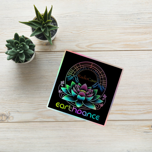 Earthdance RadioCave Holographic Stickers