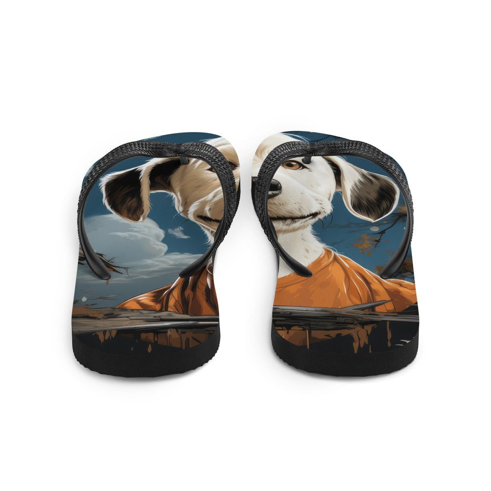 RadioCave Snoopy Flip-Flops
