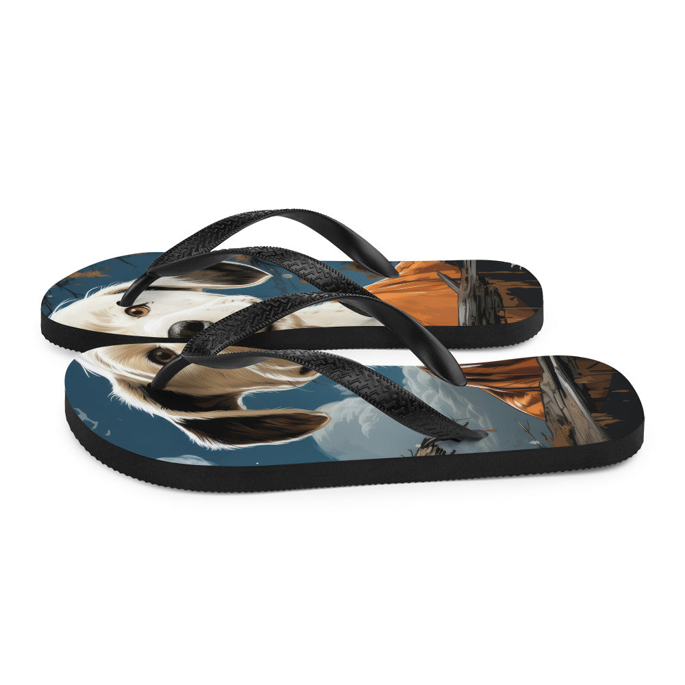 RadioCave Snoopy Flip-Flops