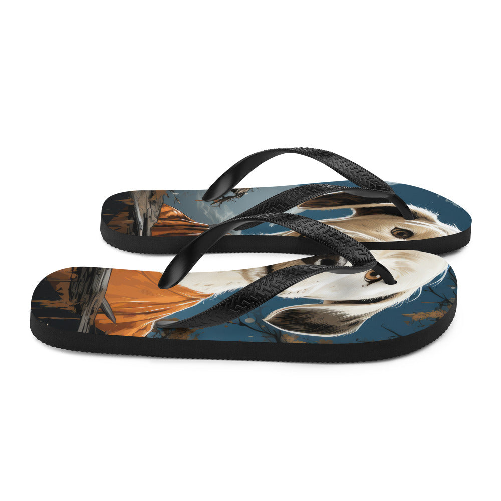 RadioCave Snoopy Flip-Flops