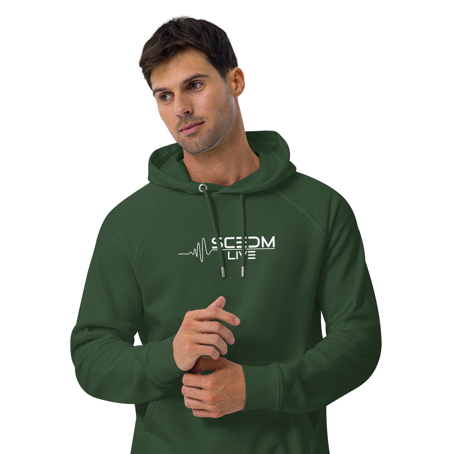 SCEDM Unisex Eco Raglan Hoodie