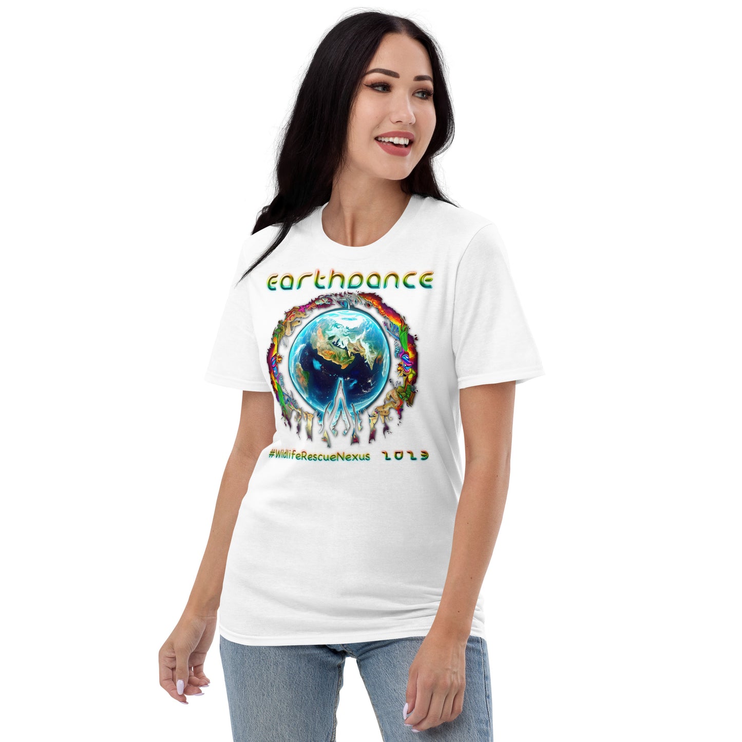 Earthdance 2023 - Freeda Sol v1 - Limited Edition Gildan - Short-Sleeve T-Shirt - The Foundation of Families