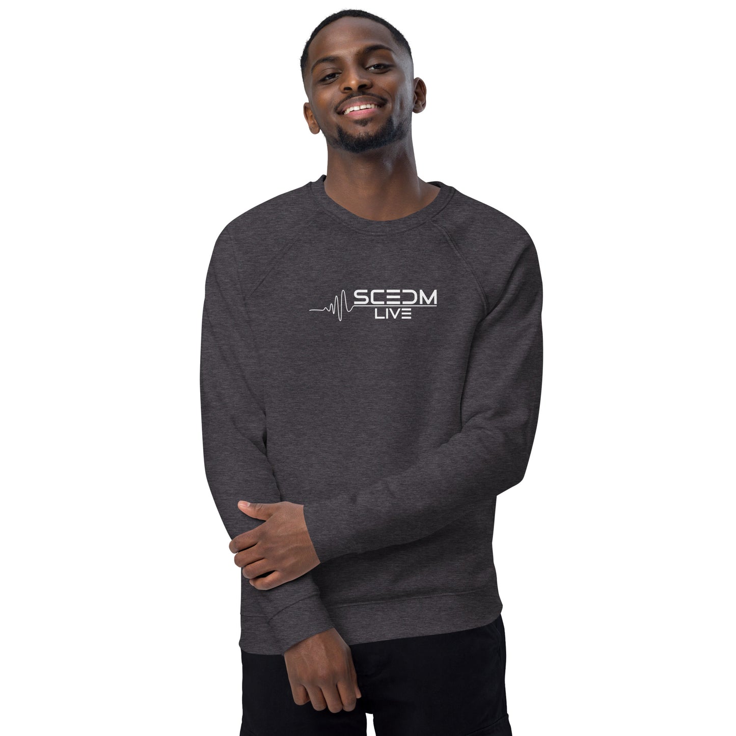 SCEDM Unisex Organic Raglan Sweatshirt