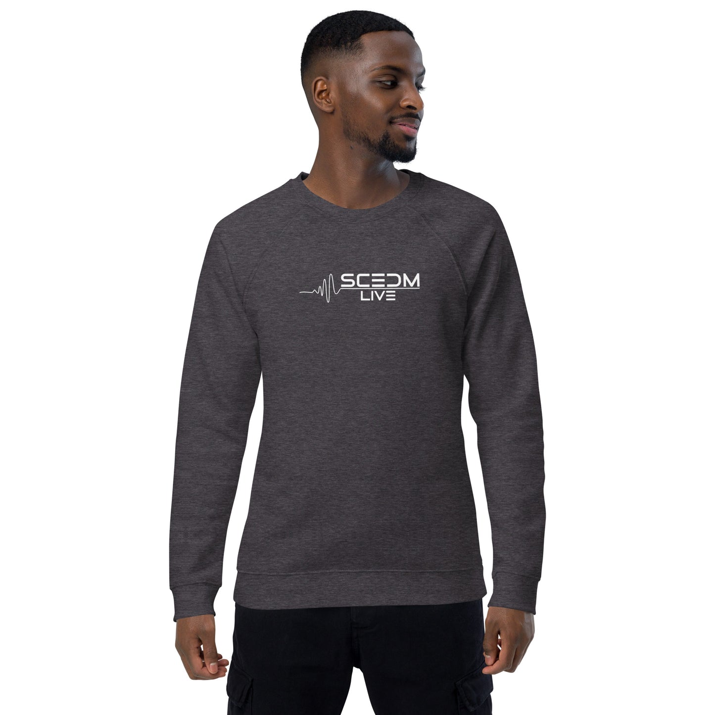 SCEDM Unisex Organic Raglan Sweatshirt
