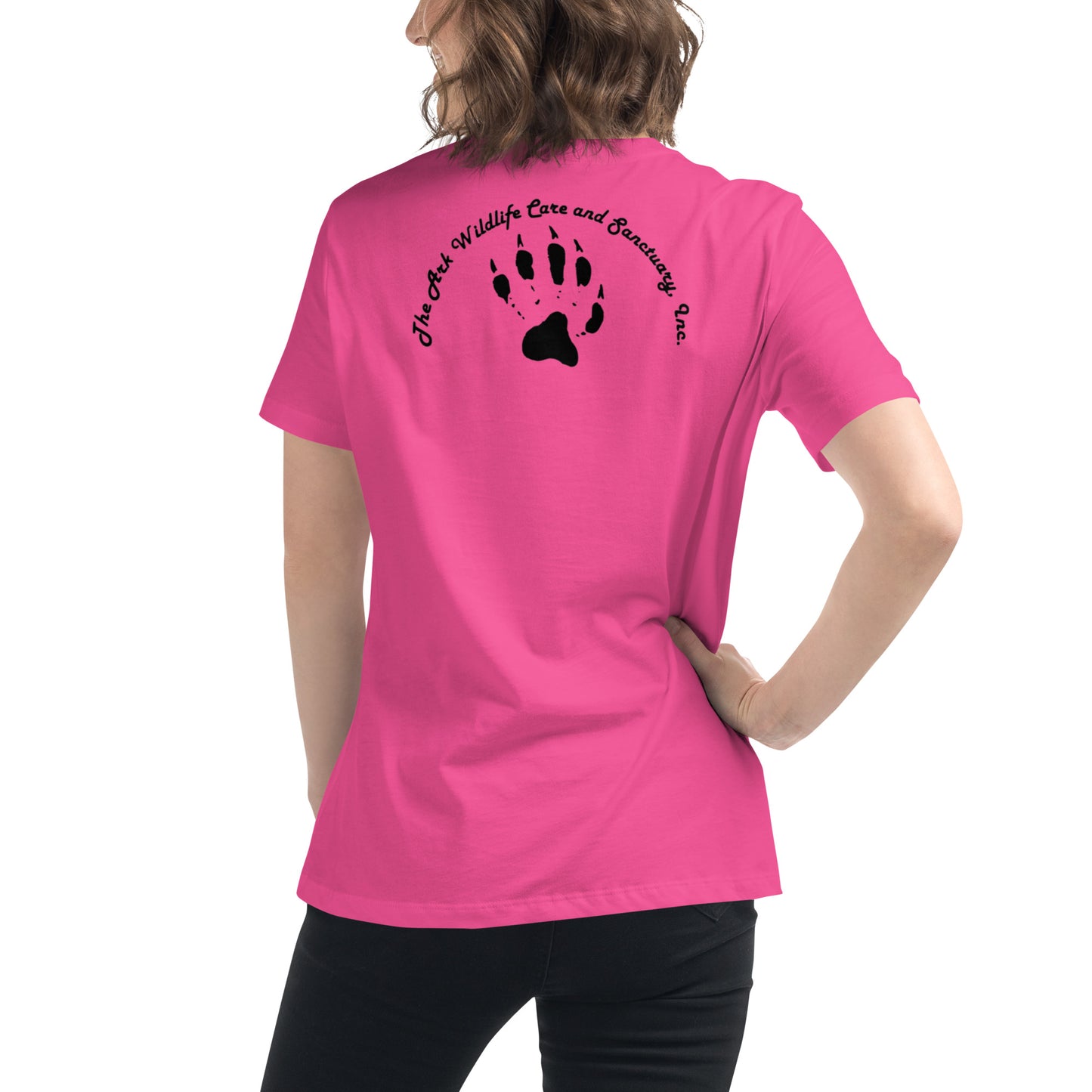 Ark Wildlife - Women's Relaxed T-Shirt (Double Sided) - The Foundation of Families