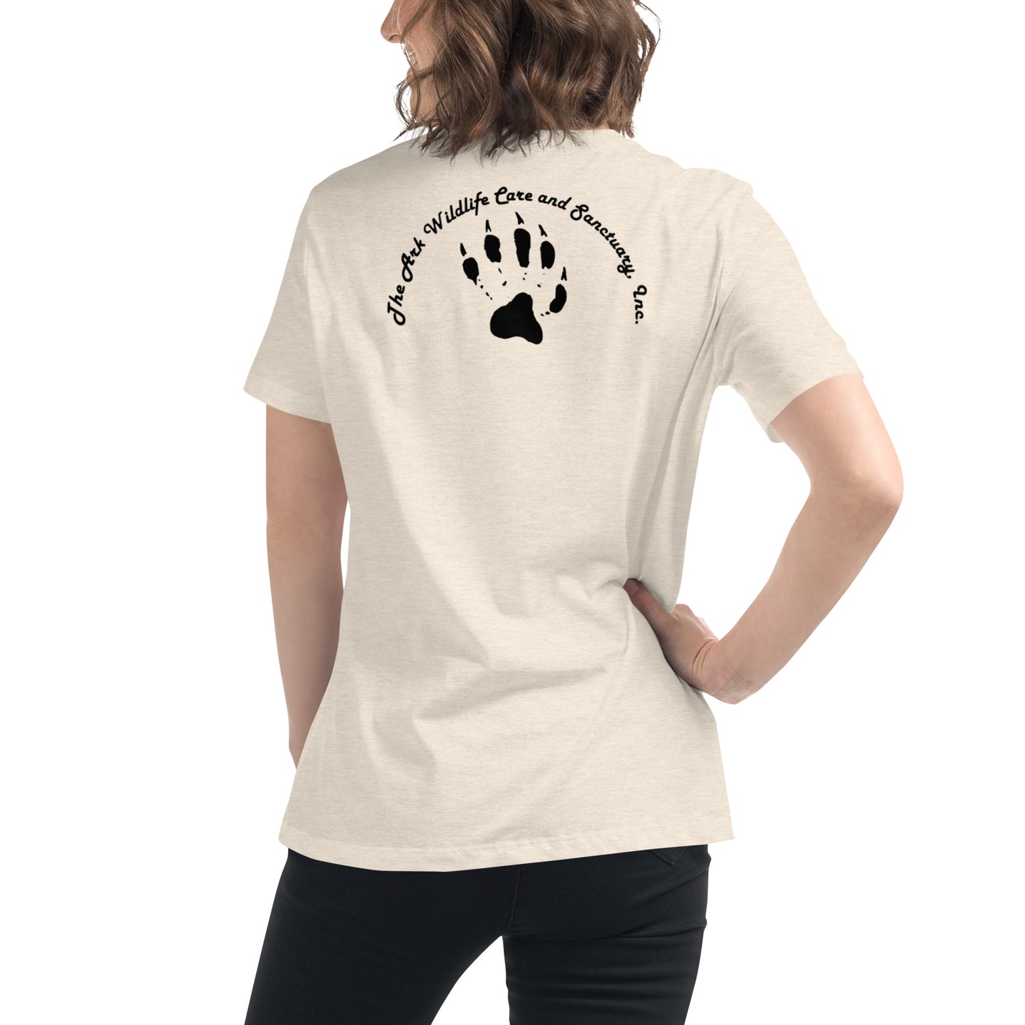 Ark Wildlife - Women's Relaxed T-Shirt (Double Sided) - The Foundation of Families