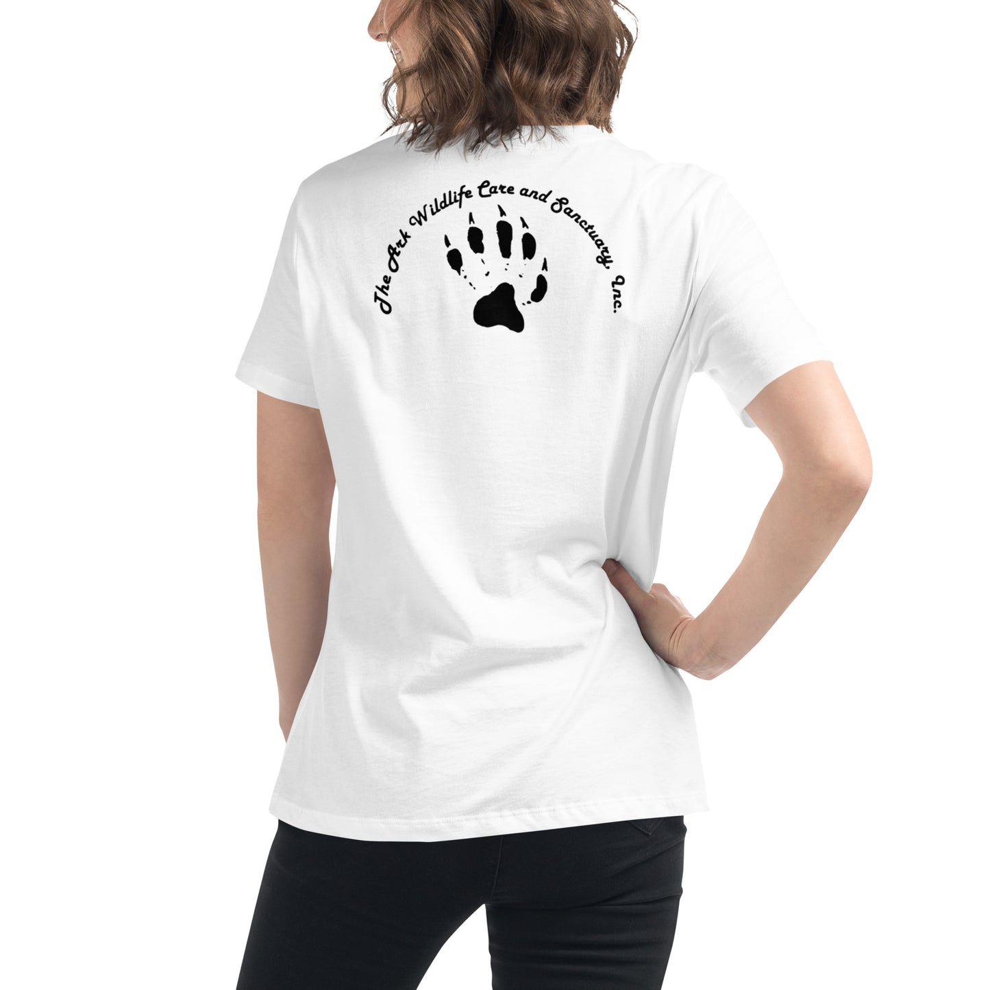 Ark Wildlife - Women's Relaxed T-Shirt (Double Sided) - The Foundation of Families