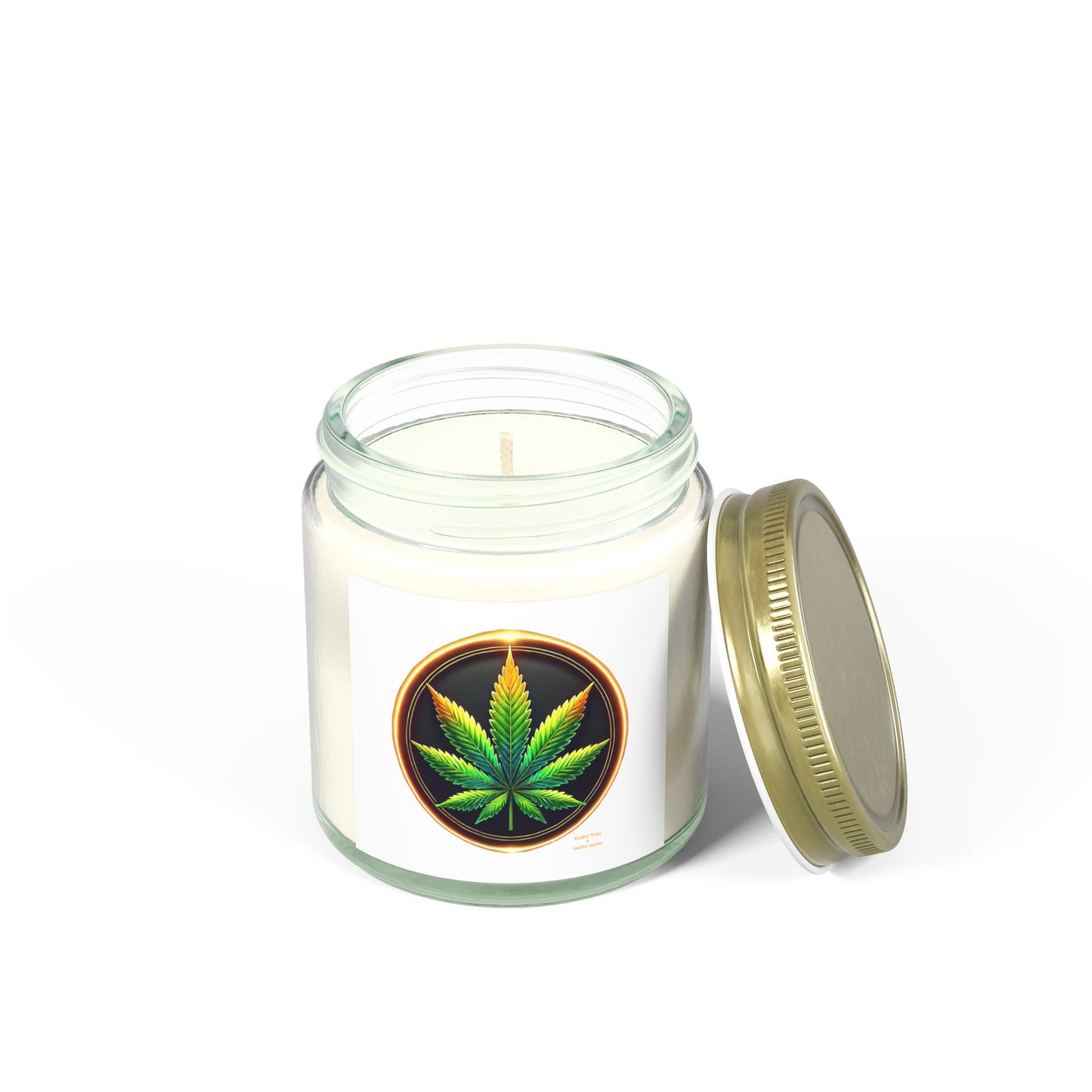 Huggin' Trees & Smokin' Leaves - Scented Candles, Coconut Apricot Wax (4oz, 9oz)