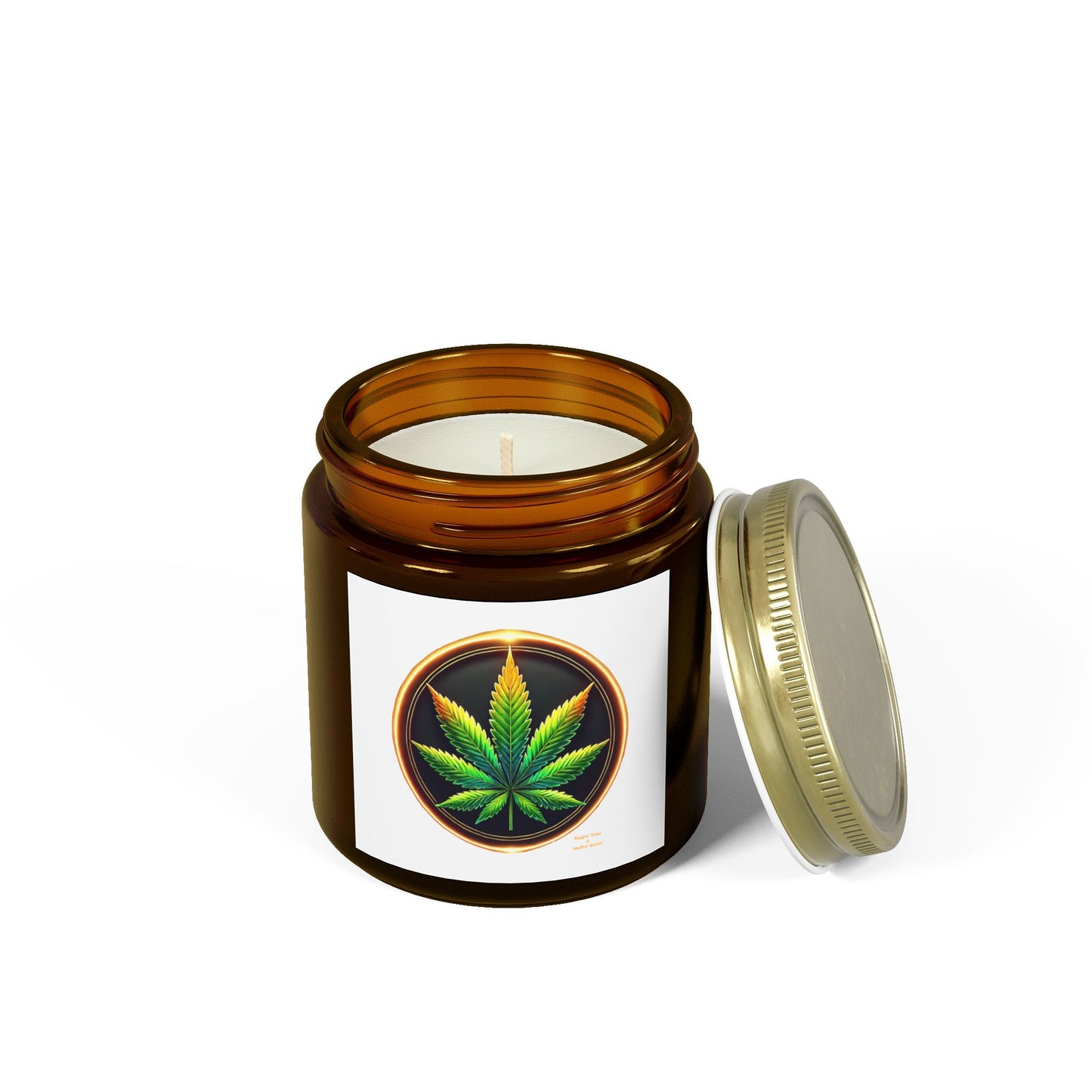 Huggin' Trees & Smokin' Leaves - Scented Candles, Coconut Apricot Wax (4oz, 9oz)