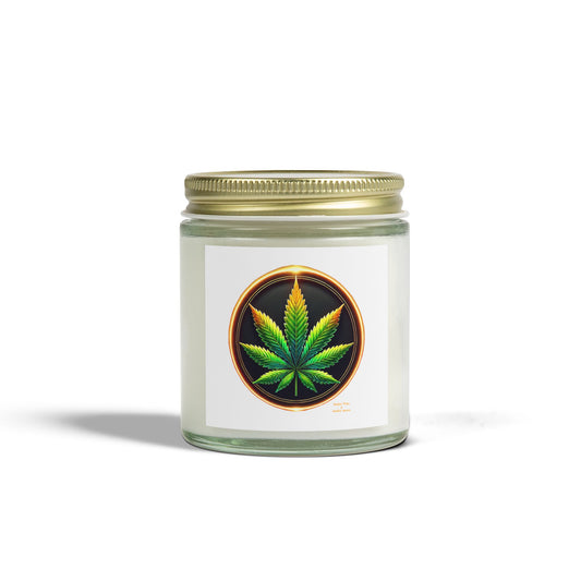 Huggin' Trees & Smokin' Leaves - Scented Candles, Coconut Apricot Wax (4oz, 9oz)