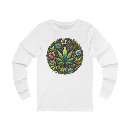 Huggin' Trees & Smokin' Leaves - Unisex Jersey Long Sleeve Tee