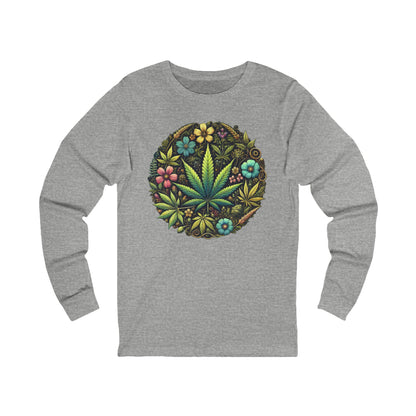 Huggin' Trees & Smokin' Leaves - Unisex Jersey Long Sleeve Tee