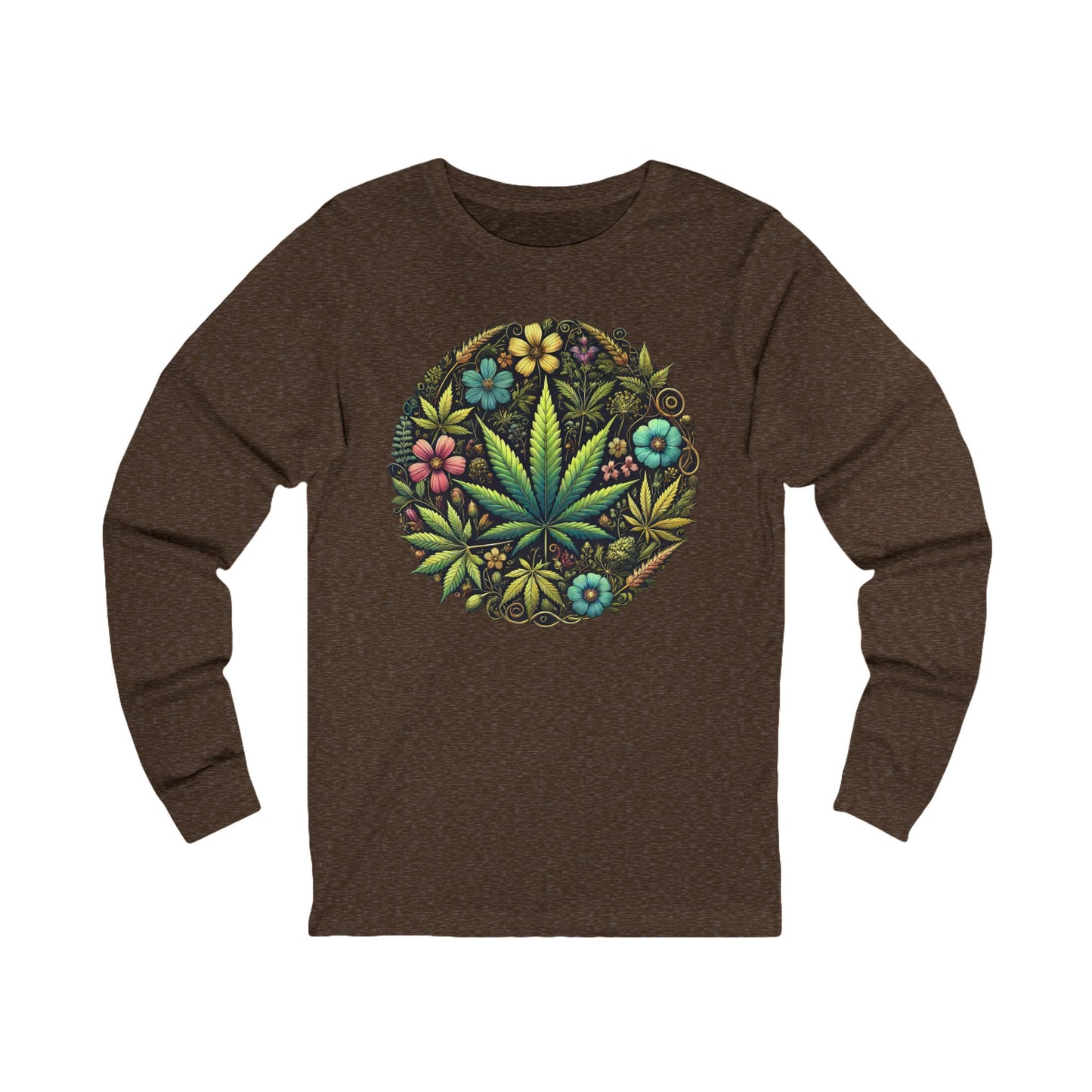 Huggin' Trees & Smokin' Leaves - Unisex Jersey Long Sleeve Tee