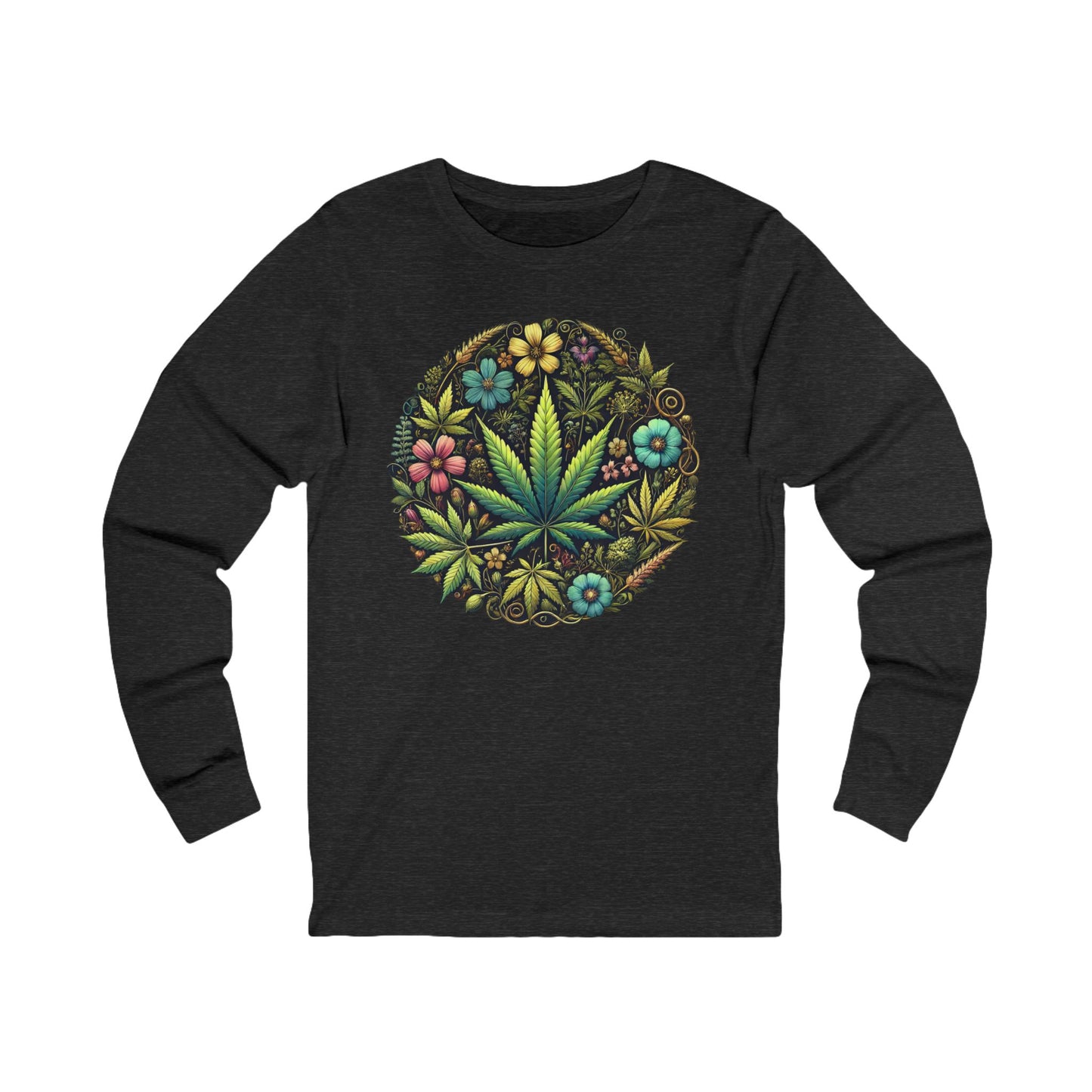 Huggin' Trees & Smokin' Leaves - Unisex Jersey Long Sleeve Tee