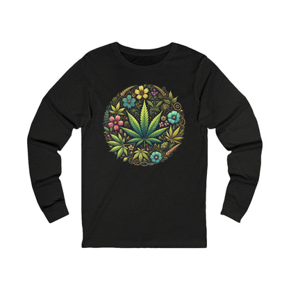 Huggin' Trees & Smokin' Leaves - Unisex Jersey Long Sleeve Tee