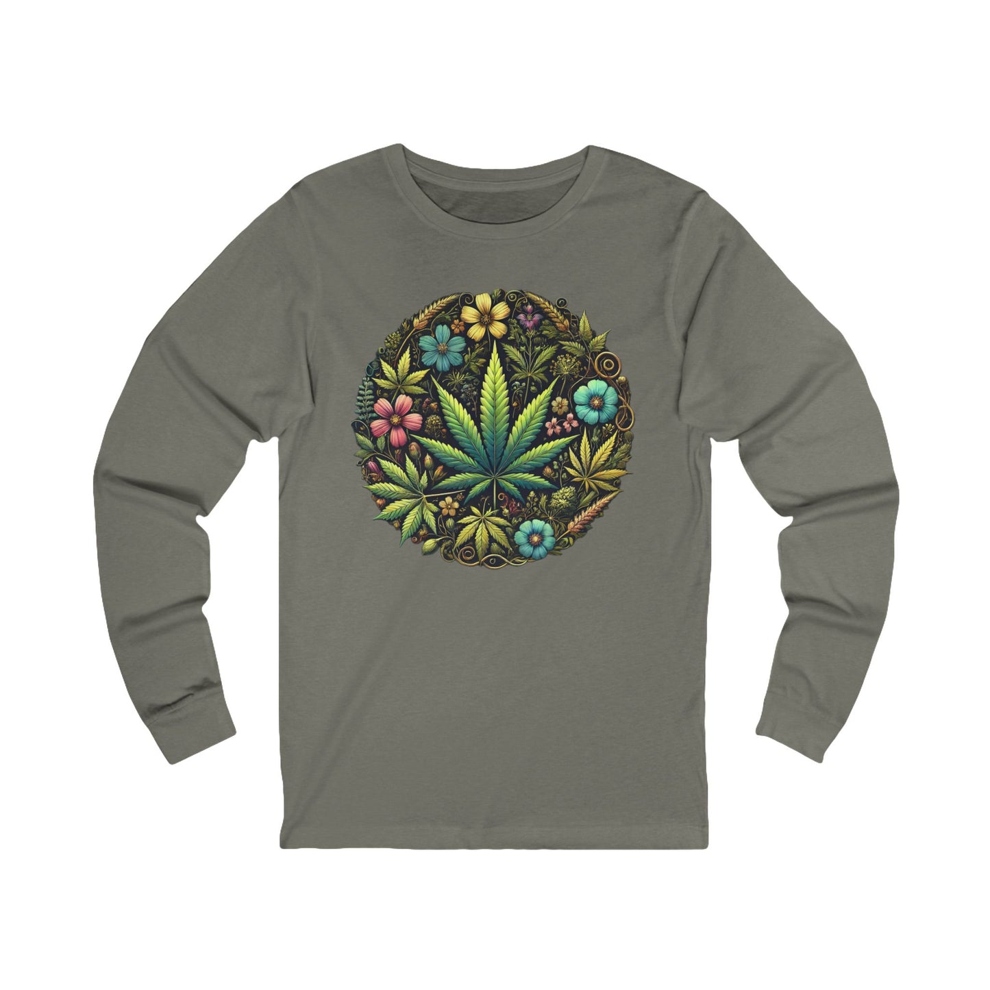 Huggin' Trees & Smokin' Leaves - Unisex Jersey Long Sleeve Tee