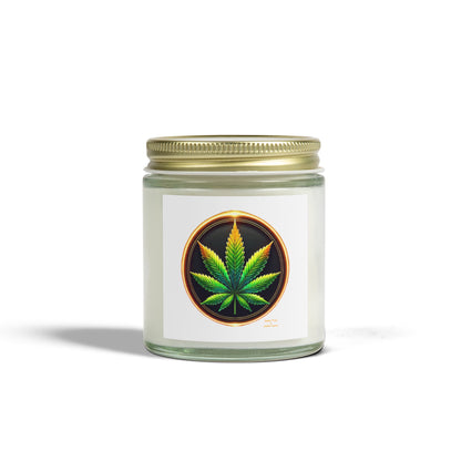 Huggin' Trees & Smokin' Leaves - Scented Candles, Coconut Apricot Wax (4oz, 9oz)