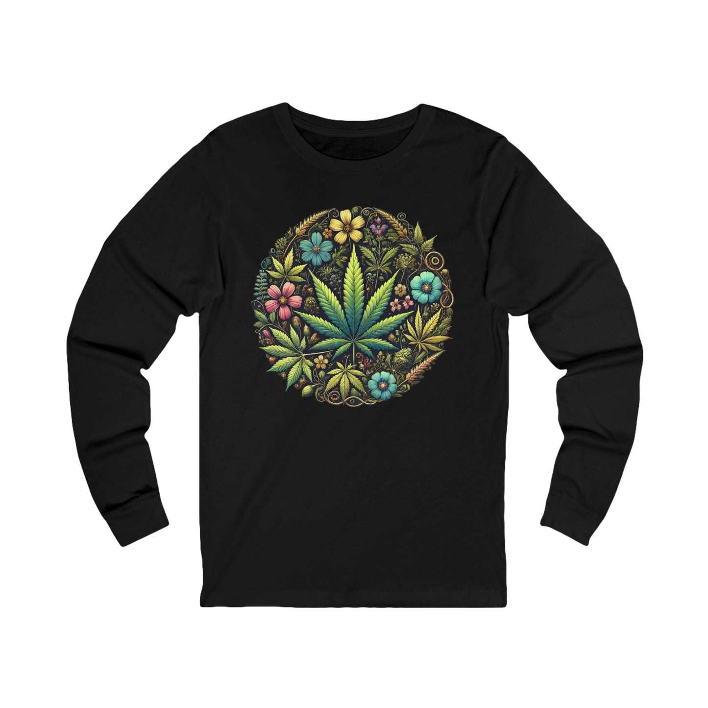 Huggin' Trees & Smokin' Leaves - Unisex Jersey Long Sleeve Tee