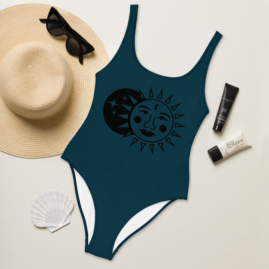 One-Piece Summertime Sunshine Swimsuit