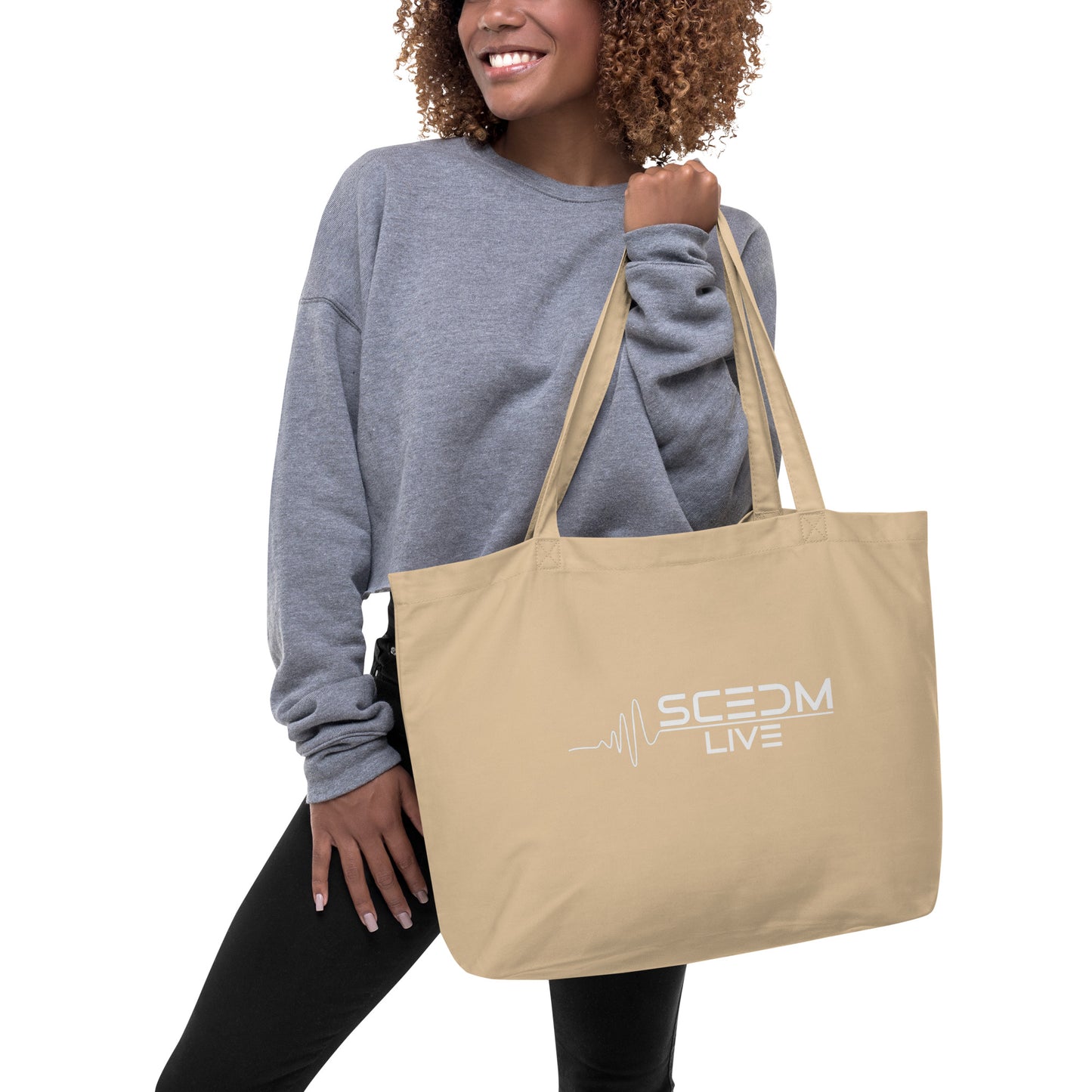 SCEDM Large Organic Tote Bag