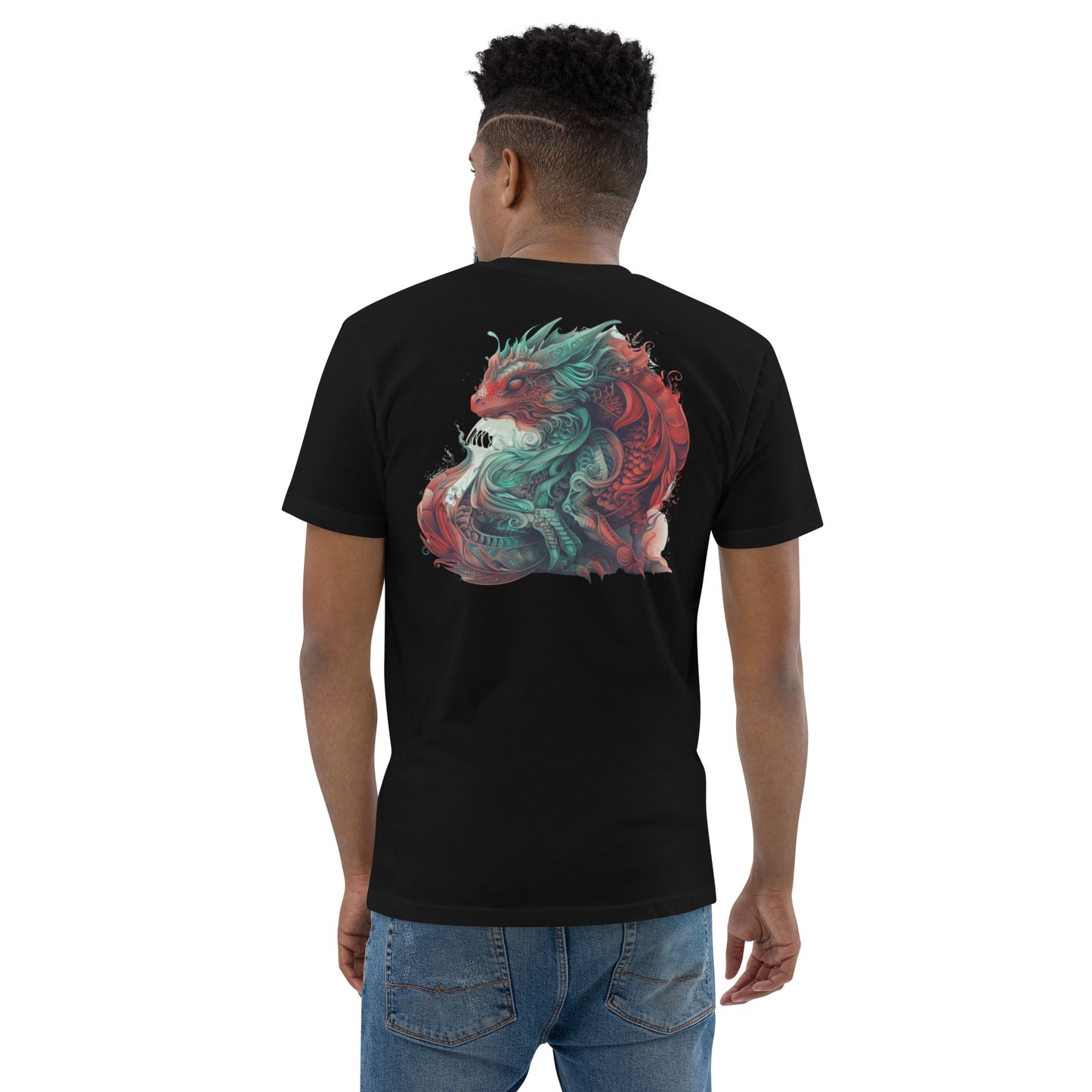 Dueling Dragons Experience Short Sleeve T-shirt - Back - Design 6