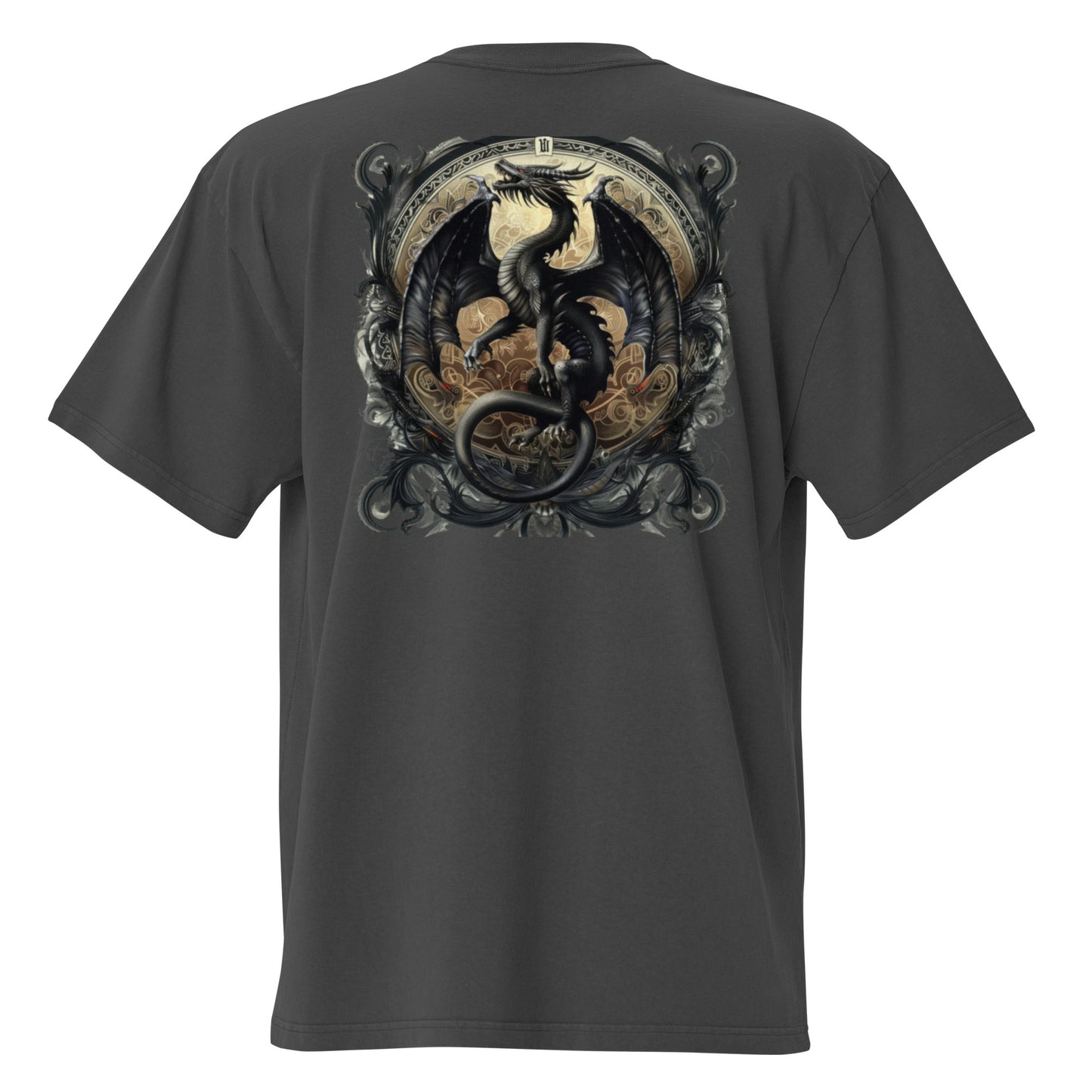 Dueling Dragons Experience Oversized faded t-shirt - Back - Design 5