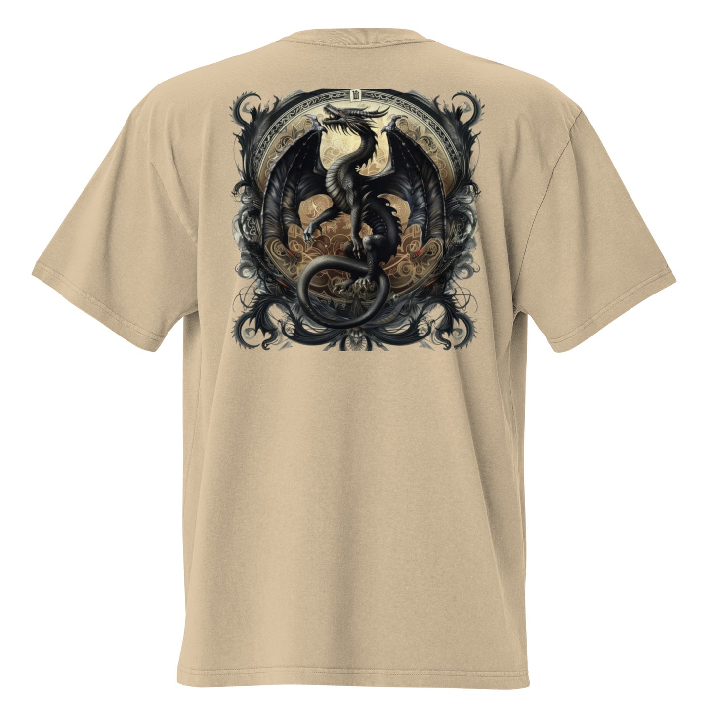 Dueling Dragons Experience Oversized faded t-shirt - Back - Design 5