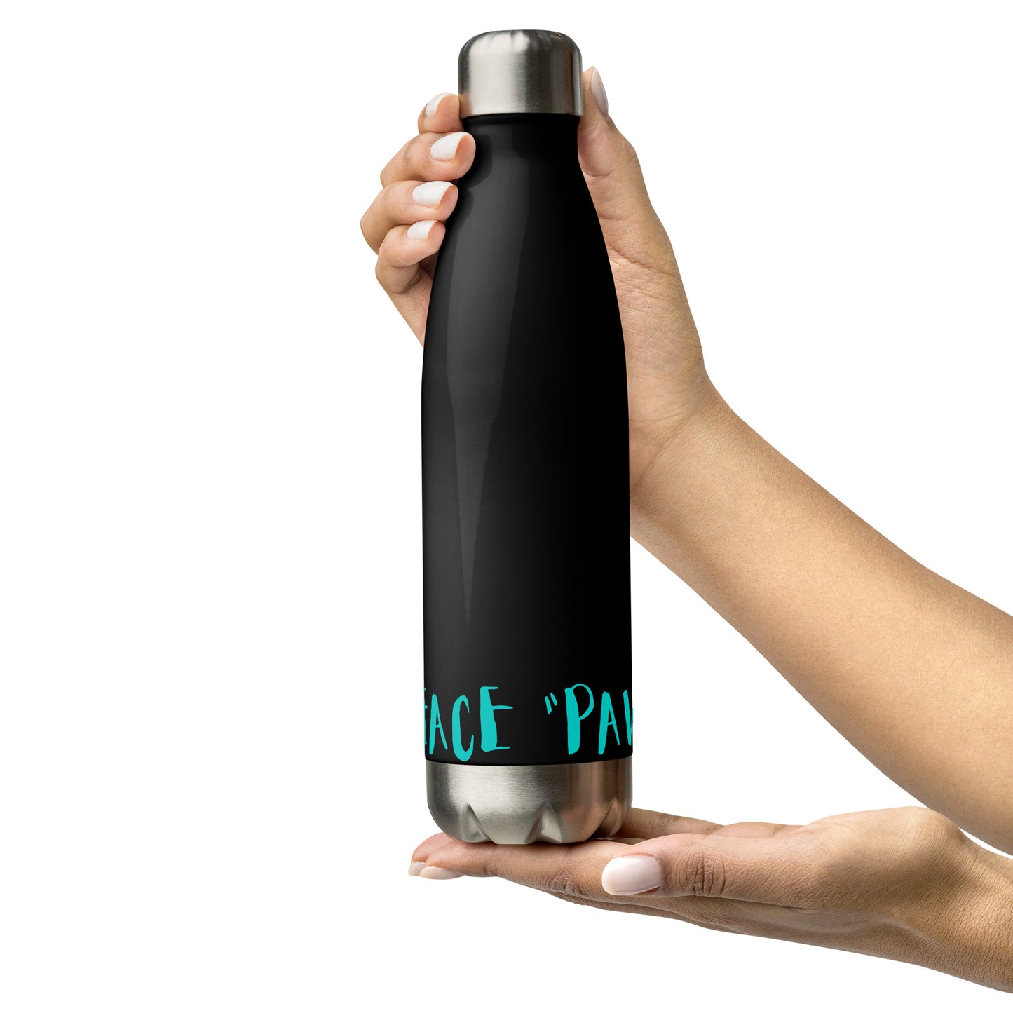 "Paws" for Peace Stainless steel water bottle