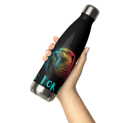 "Paws" for Peace Stainless steel water bottle