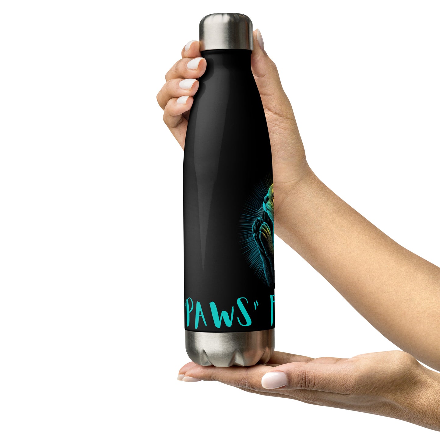 "Paws" for Peace Stainless steel water bottle