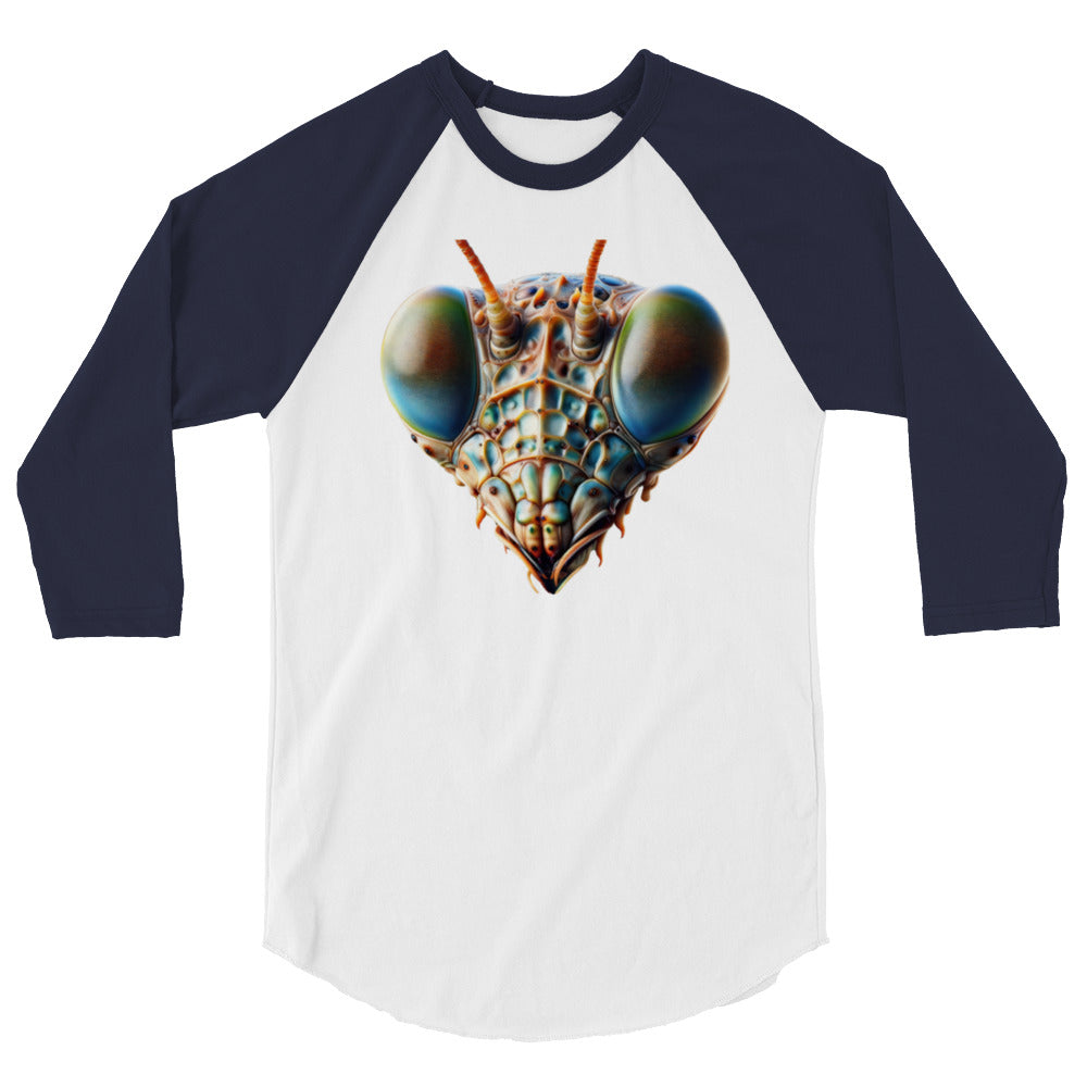 Dueling Dragons 3/4 sleeve raglan shirt - Front - Design 1