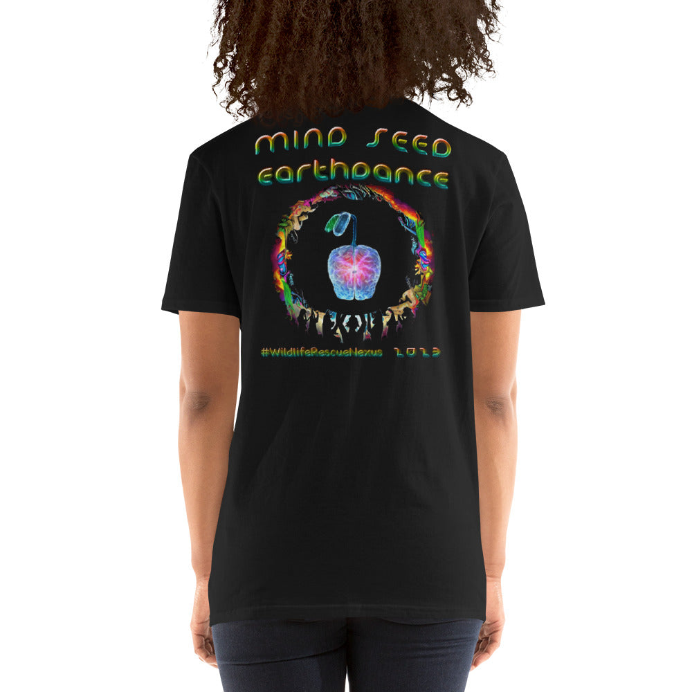 Earthdance 2023 - Mind Seed v2 - Limited Edition - Short-Sleeve Unisex T-Shirt - The Foundation of Families