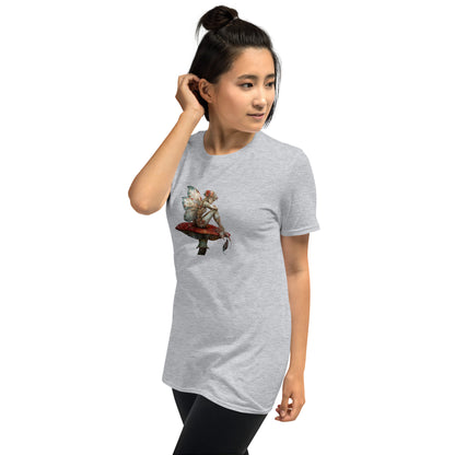 Misty Meadows - Mushroom Fairy T-shirt v4 - Print on Front