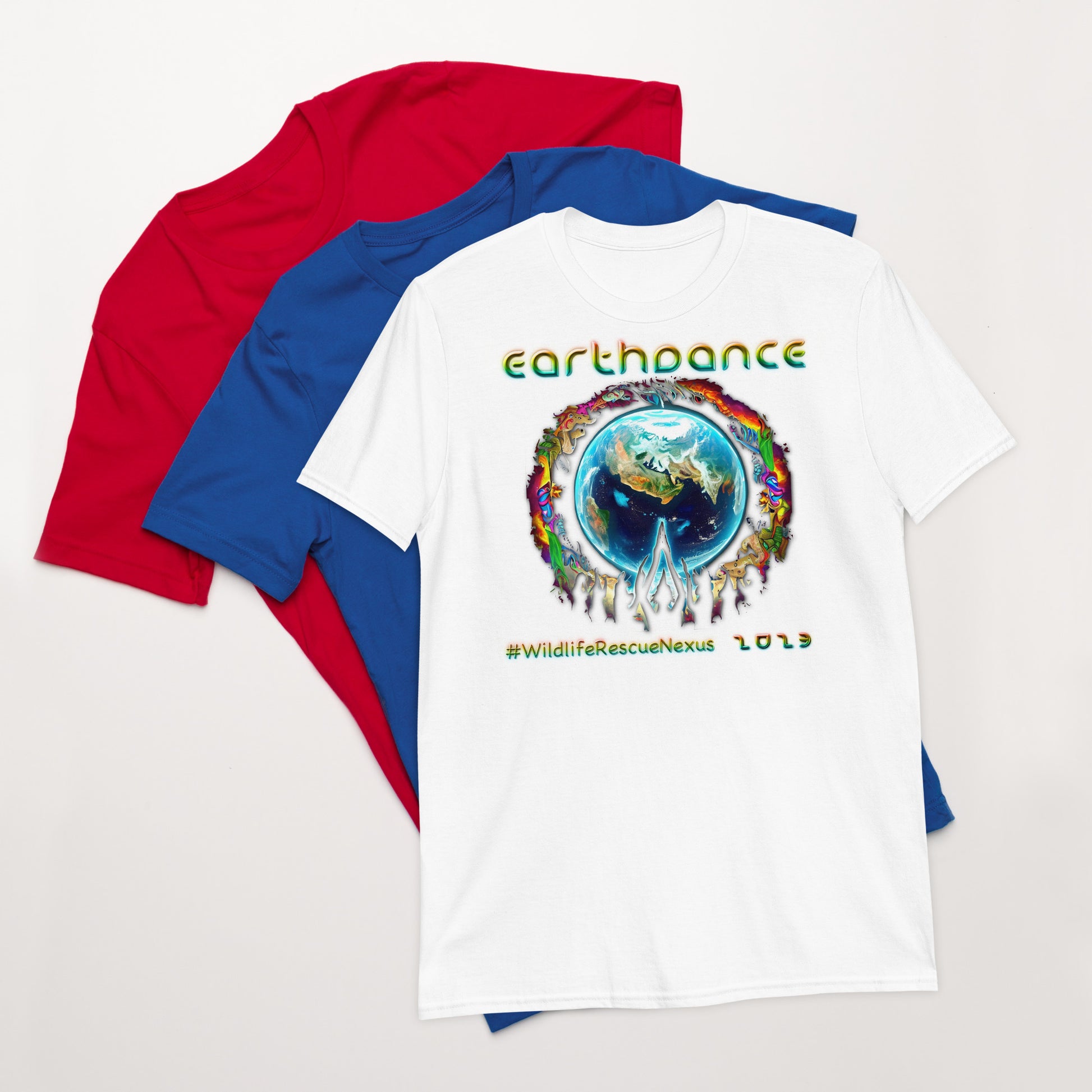 Earthdance 2023 - DJ Energy v1 - Limited Edition - Short-Sleeve Unisex T-Shirt - The Foundation of Families
