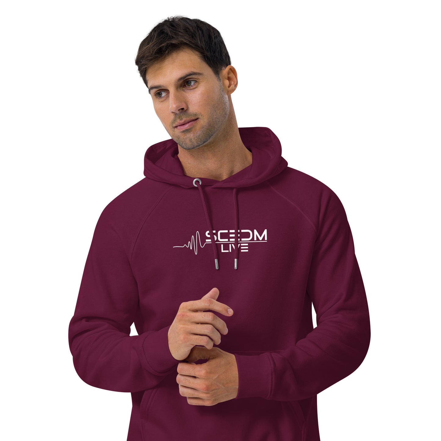 SCEDM Unisex Eco Raglan Hoodie