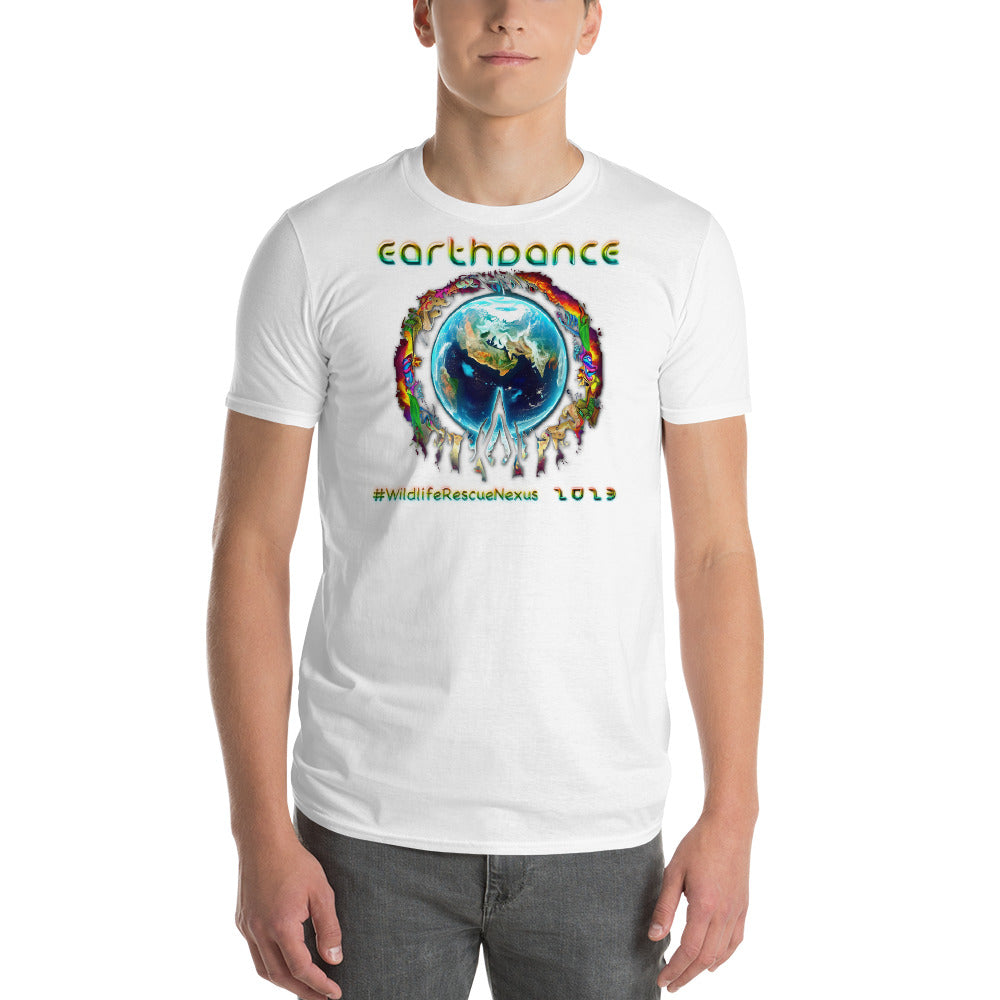 Earthdance 2023 - Steve Strobe v1 - Limited Edition Gildan - Short-Sleeve T-Shirt - The Foundation of Families