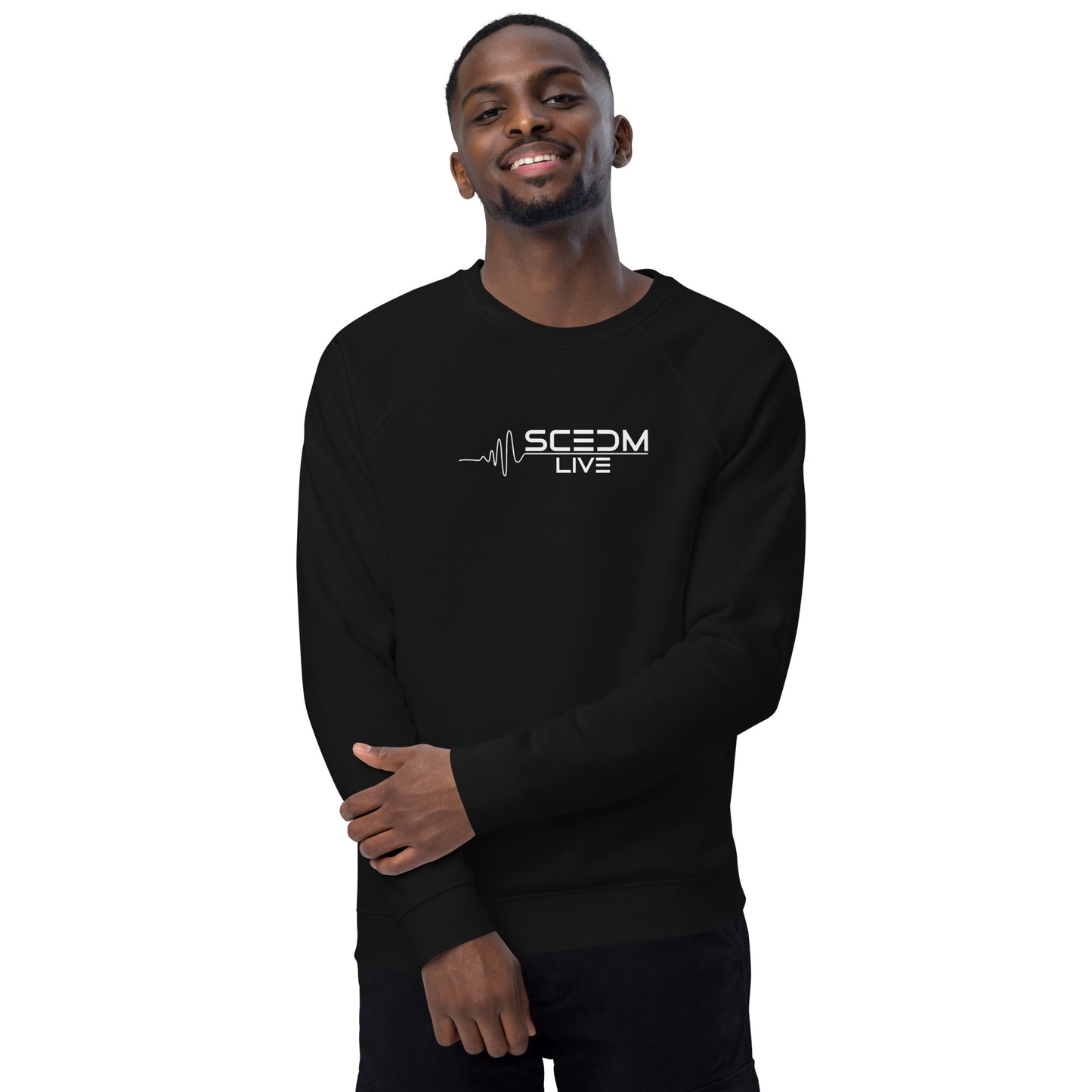 SCEDM Unisex Organic Raglan Sweatshirt
