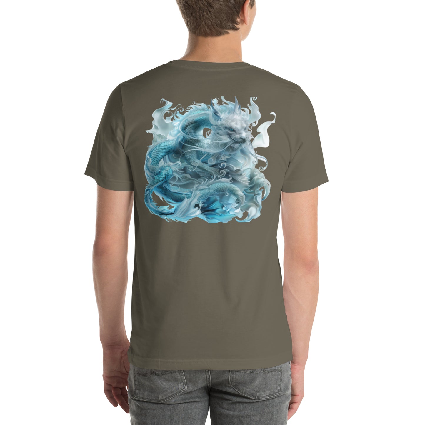 Dueling Dragons Unisex t-shirt - Back - Design 24