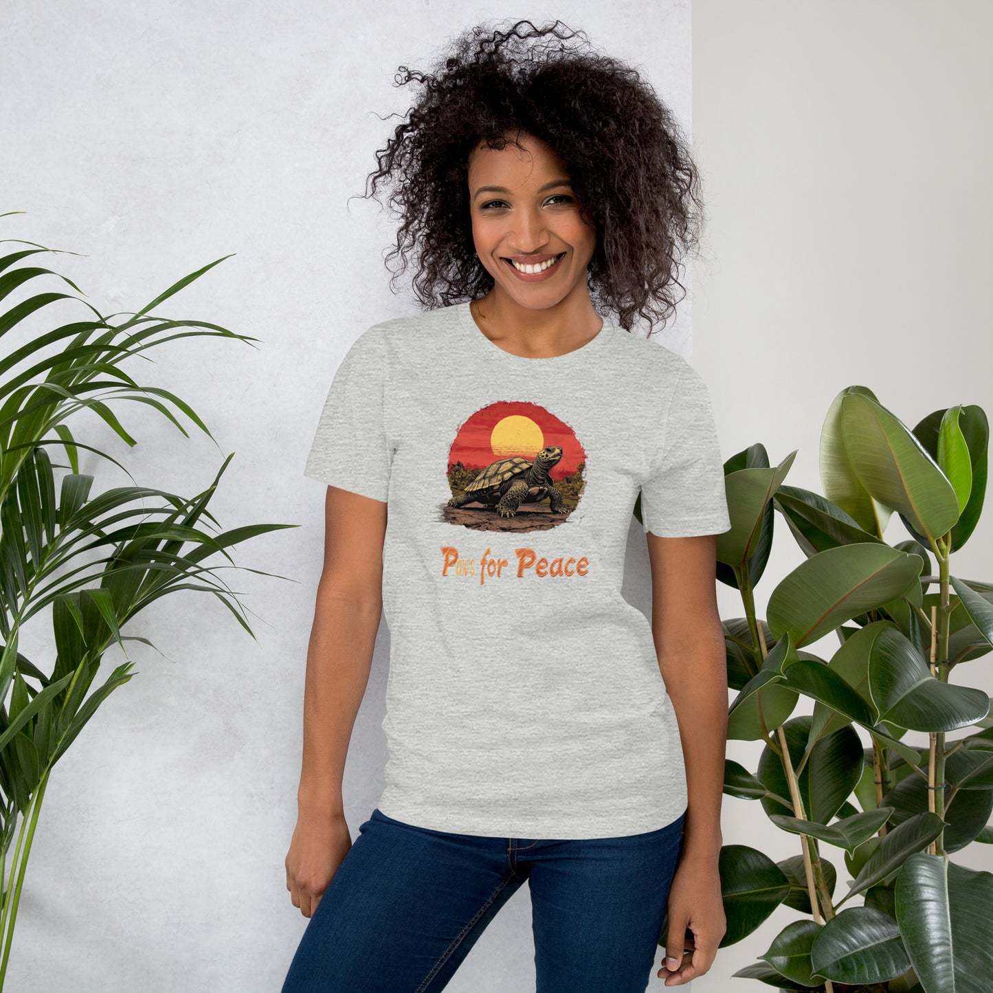 "Paws" for Peace Unisex t-shirt