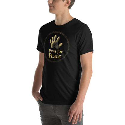 "Paws" for Peace Unisex t-shirt