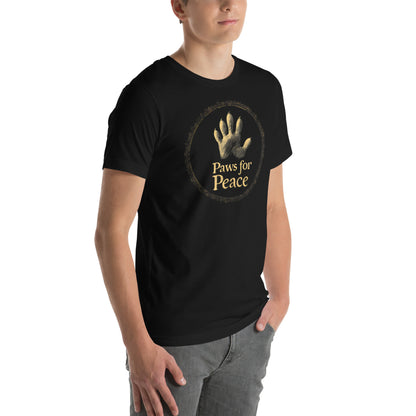 "Paws" for Peace Unisex t-shirt