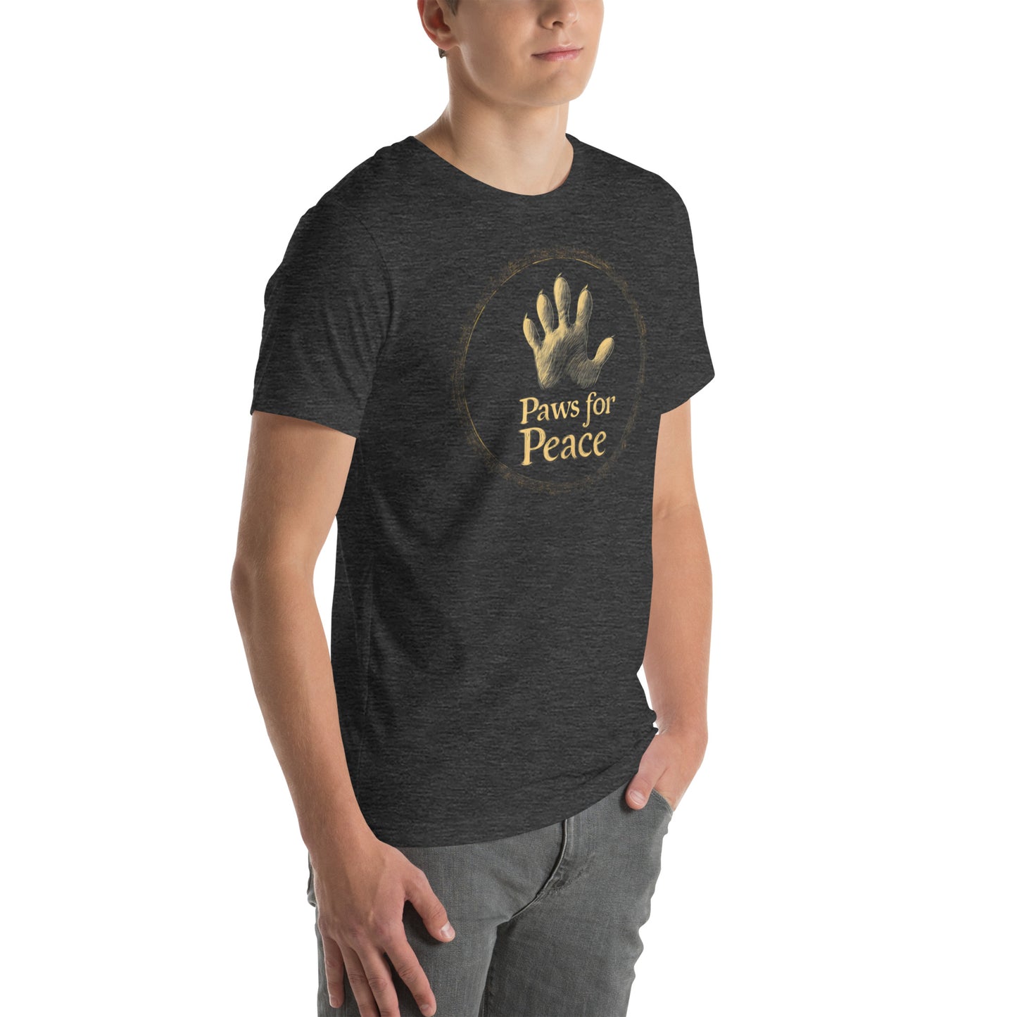 "Paws" for Peace Unisex t-shirt