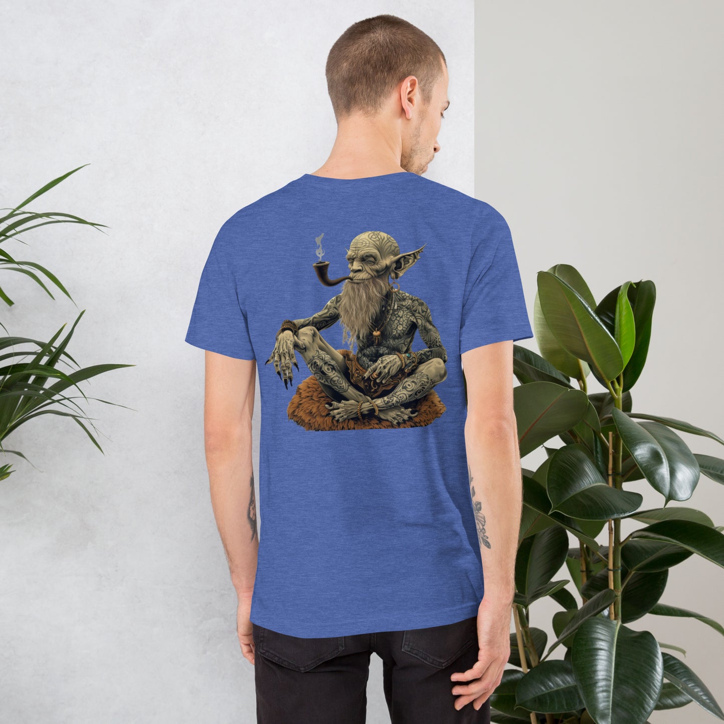 Misty Meadows - Smokin Troll T-shirt v6 - Print on Back