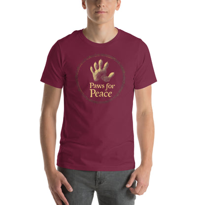 "Paws" for Peace Unisex t-shirt