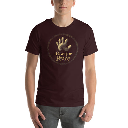 "Paws" for Peace Unisex t-shirt