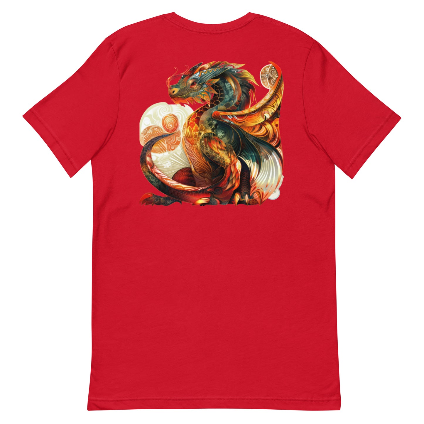 Dueling Dragons Experience Unisex t-shirt - Back - Design 12