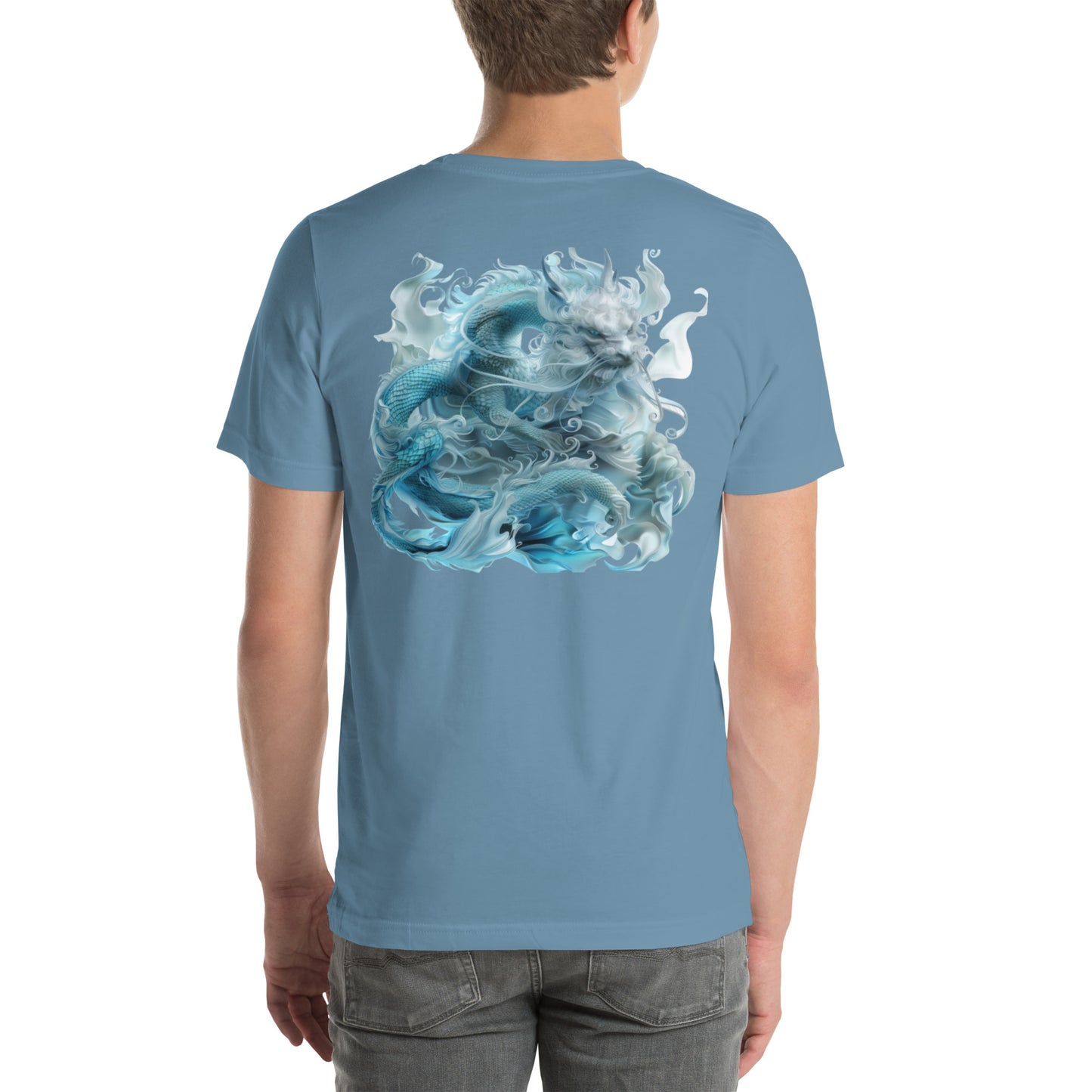 Dueling Dragons Unisex t-shirt - Back - Design 24