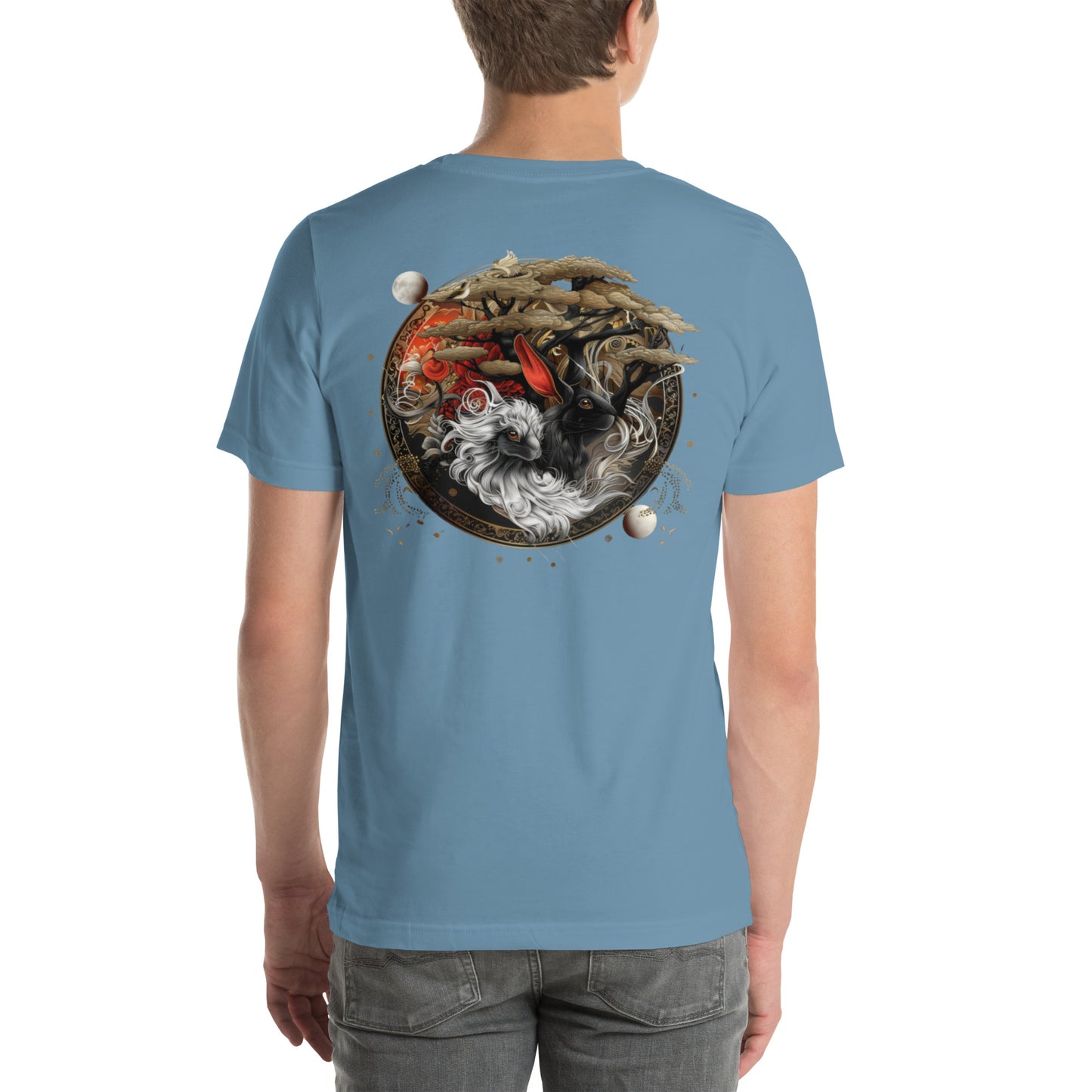 Misty Meadows Inspired T-shirt v11 - Print on Back