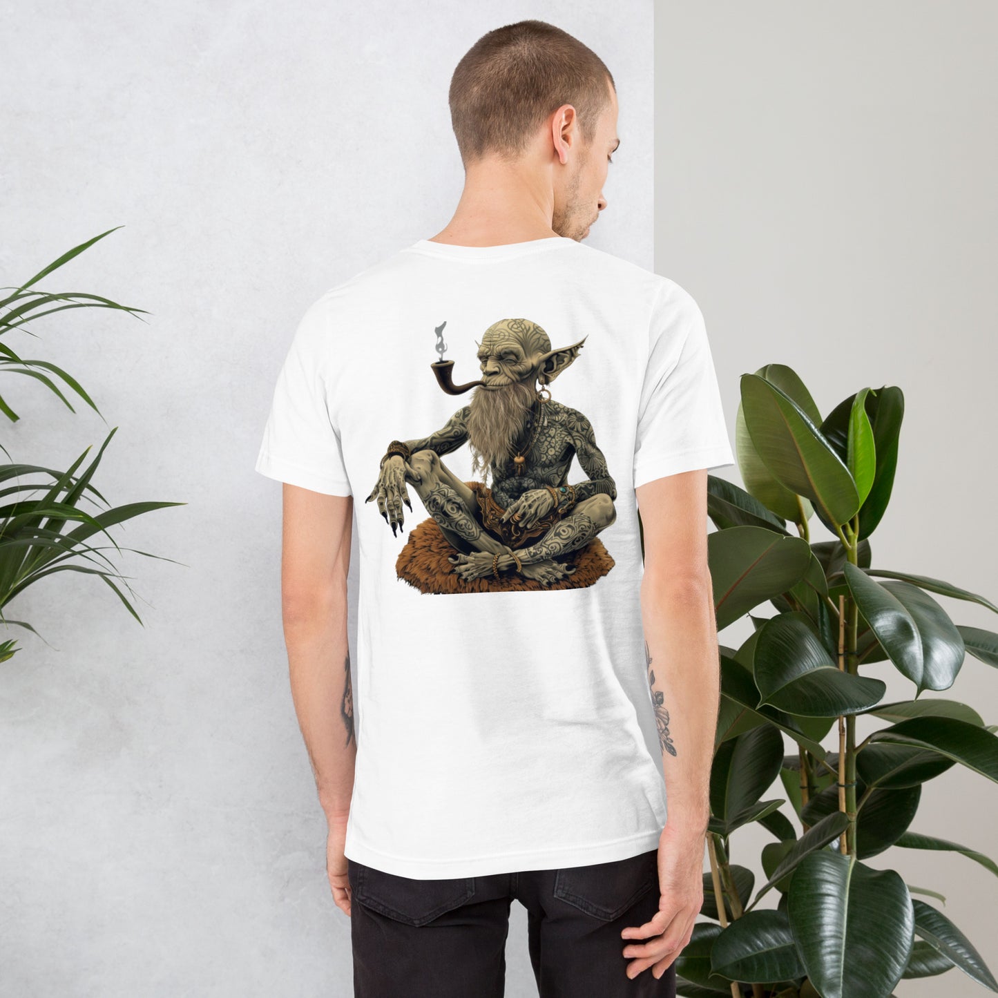 Misty Meadows - Smokin Troll T-shirt v6 - Print on Back