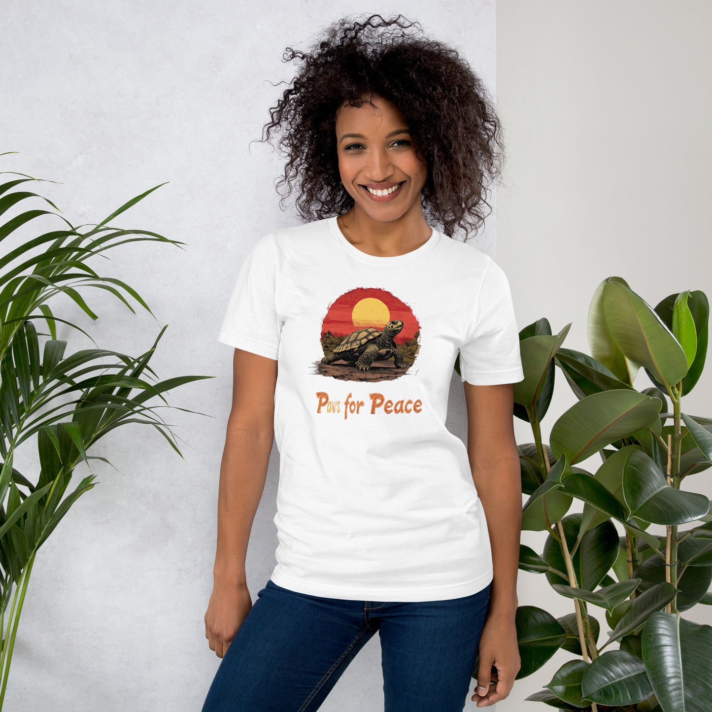 "Paws" for Peace Unisex t-shirt